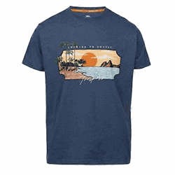 Trespass T-shirt med motiv Pendla - Indigo